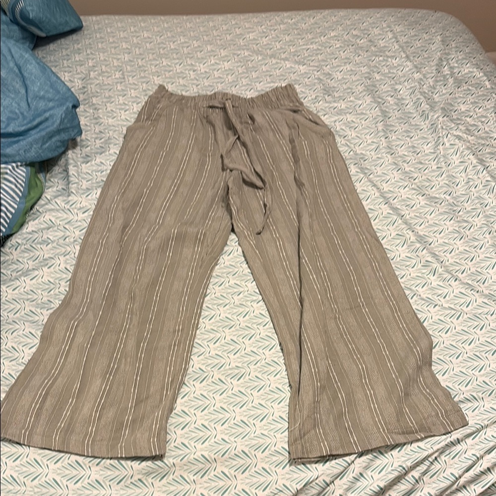 Sienna Sky Tan Wide Leg Pants